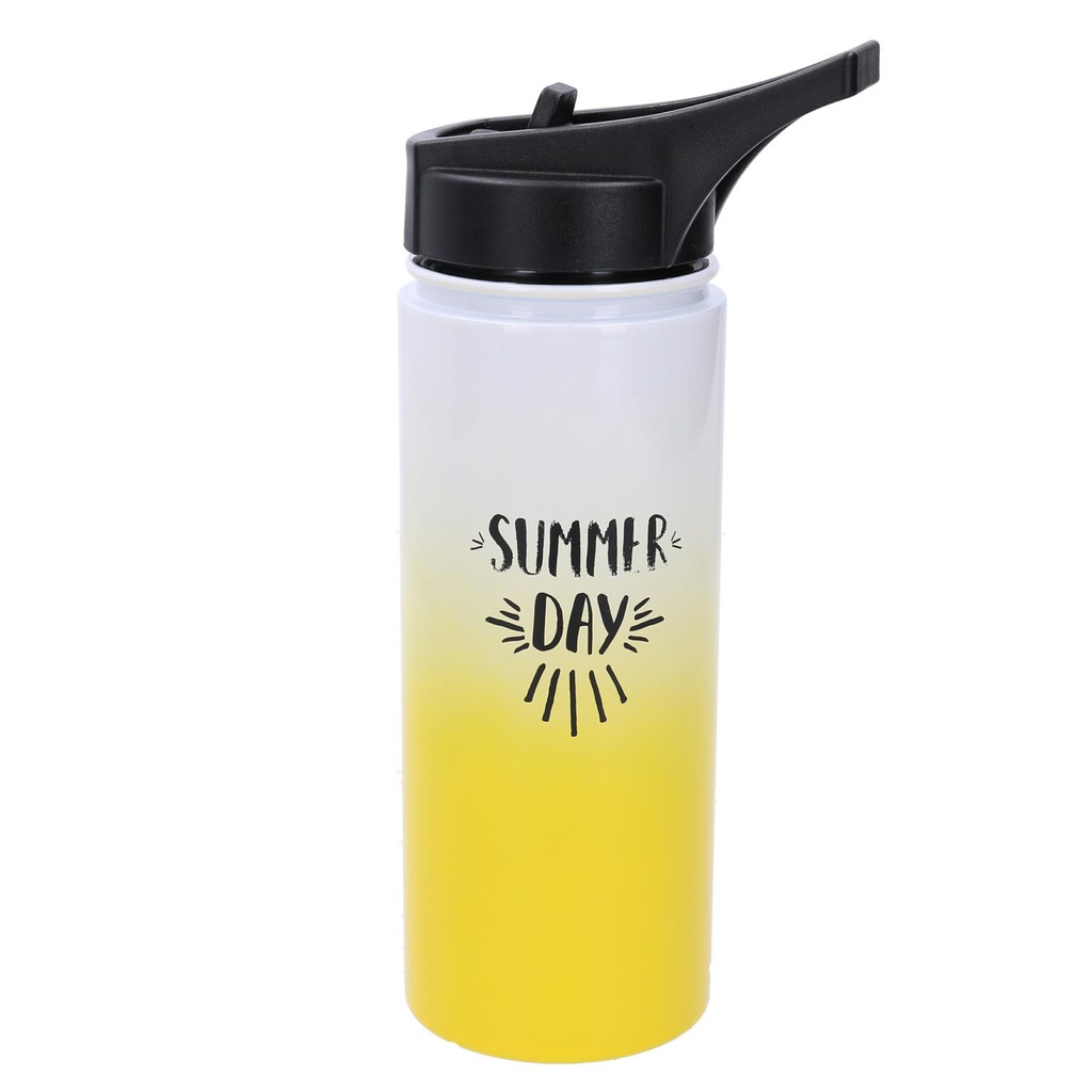 Thermos acciaio giallo tondo 0,5L cm5,5x11h23