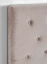 Testiera Letto Caspar Grigio Chiaro 160