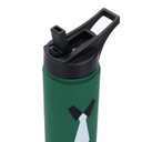 Thermos acciaio fiori rosa tondo 0,5L cm5,5x11h23