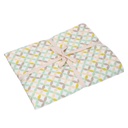 Tovaglia optical verde chiaro hem cm2.5rettangolare cm140x180