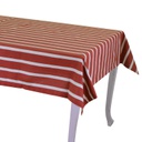 Tovaglia pop righe bordeaux cm140x240