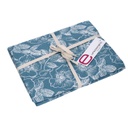 Tovaglia tessuto wild rose blu petroliocm140x240