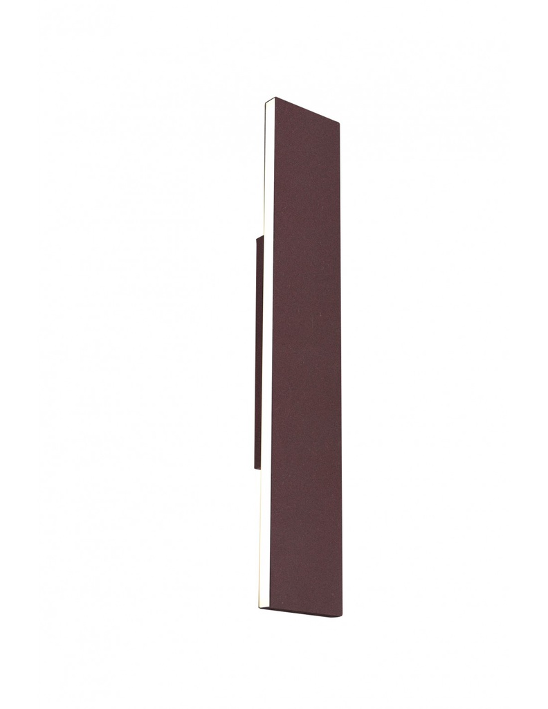 Applique Parete Concha Ruggine Led Doppia Emissione Trio Lighting