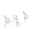 Applique Perugia Design Fiocco Cromo Led Dimmer 4000k Trio Lighting