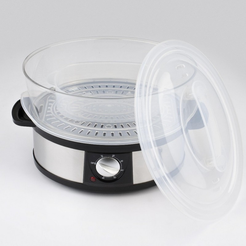 Vaporiera in acciaio inox tre livelli Girmi VP26 700-750W