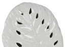 Vaso foglia bianco traforato yi-0308 cm. 39 x 14,5 h 48,5