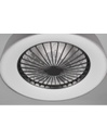 Ventilatore Moderno Luce Led 30w Dimmerabile Farsund Grigio Trio Lighting