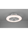 Ventilatore Lampadario Led Dimmer RGBW Stralsund Alluminio Trio Lighting