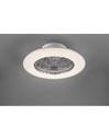 Ventilatore Lampadario Led Dimmerabile Stralsund Alluminio Trio Lighting