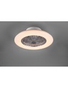 Ventilatore Lampadario Led Dimmerabile Stralsund Alluminio Trio Lighting