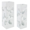 Set 2 porta ombrello metallo bianco Ginko