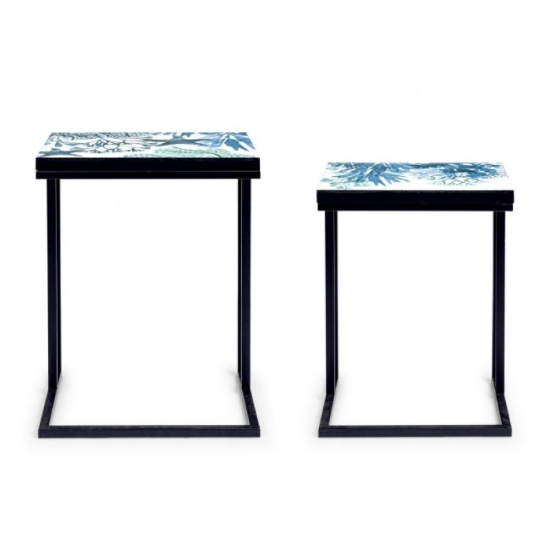 Set due tavolini arredo bizzotto