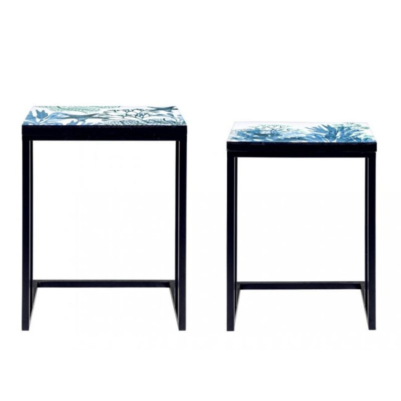 Set due tavolini arredo bizzotto