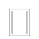 Specchio retroilluminato a LED Linea GEMINI 60x80 cm