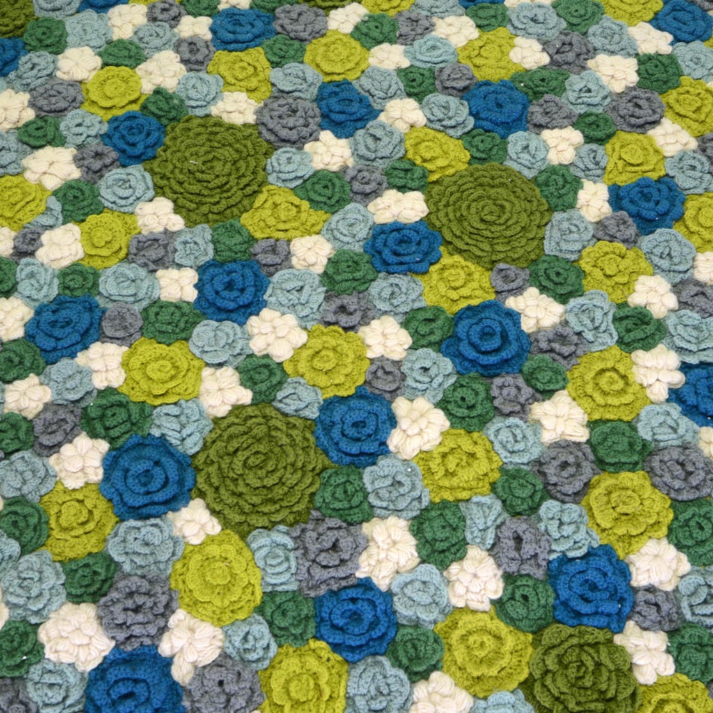 Tappeto a fiori multic. 160x230 ha-2947cm. 160 x 230