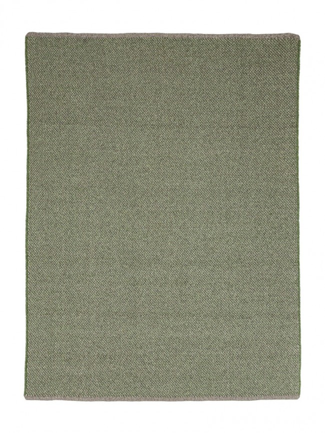Tappeto da esterno verde in fibra sintetica lavorato a mano 200x300
