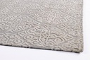 Tappeto grigio in fibre naturali stile fusion 200x300