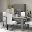 Tavolo allungabile Cemento MEGARON 120-160X80 cm