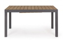 Tavolo allungabile in alluminio Elias 140-200x90 cm