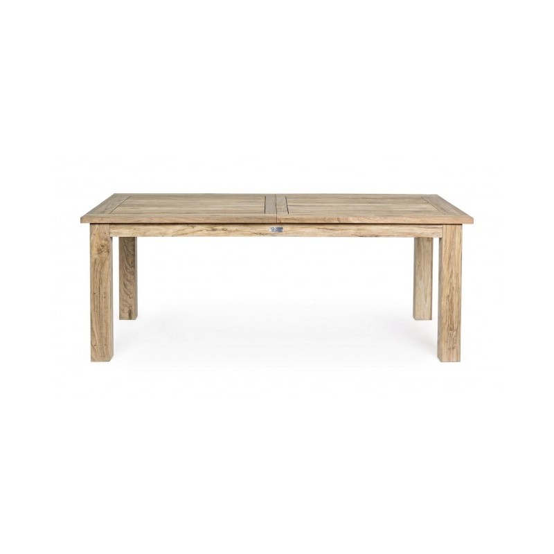 Tavolo da esterno Rettangolare in Legno Teak FSC cm 200-260x 100x h 78