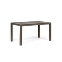 Tavolo per esterno allungabile in alluminio Caffè HILDE YK14 140-210x77x h75 cm
