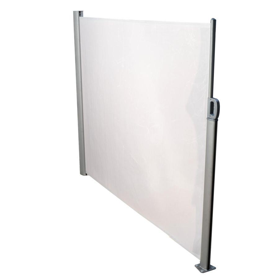 Tenda laterale Bianca in alluminio Antracite 300x140 cm