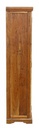 Vetrina 2 ante marrone in legno stile rustico
