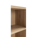 Libreria Bassa con 2 Ripiani Regolabili - Dimensioni: 111.90 cm x 81.60 cm x 35.70 cm