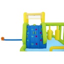 Paradiso Acquatico H2ogo Scivolo ad Acqua a Due Corsie con Percorso a Ostacoli e Pallone Fontana Gonfiabile - Dimensioni 710 x 310 x 265 cm