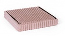 4x Pouf sedona velluto blush 38x38x38h