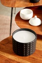 3x Coperchio twine nero D.14,5x14h ceramica