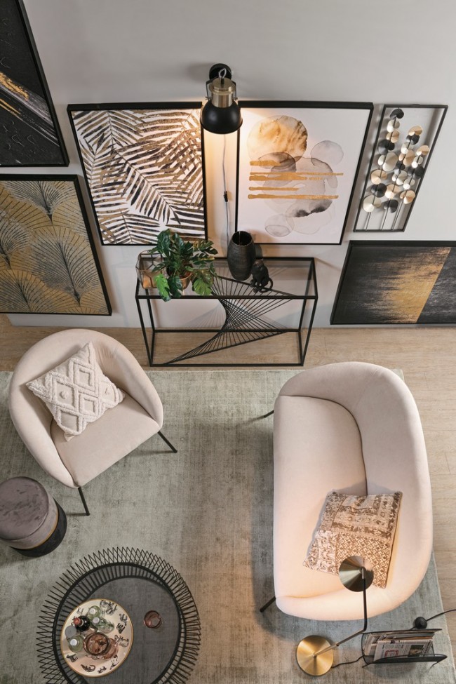 Quadro c-c bold 82.6x4.3x122.6 in tela
