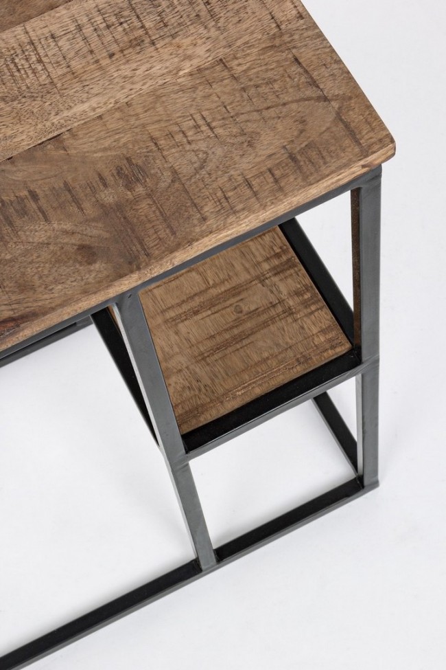 Tavolino C-ripiano 46x31x58 in legno