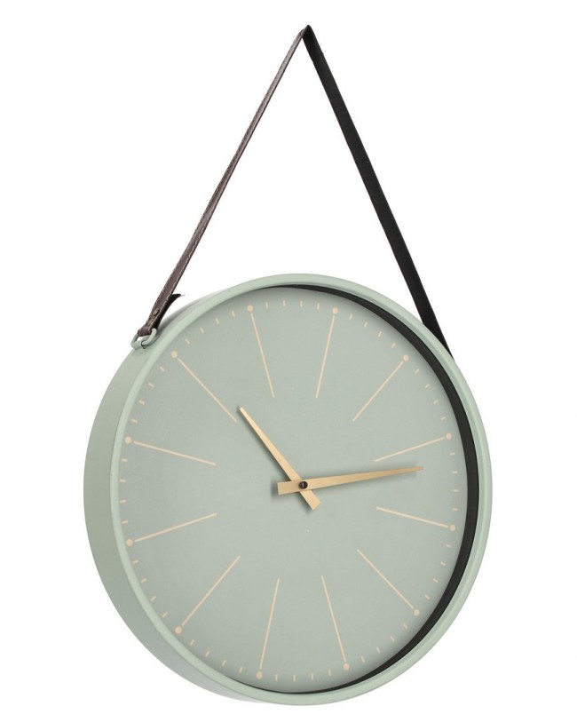 3x Orologio da parete salvia 40x6x66h in legno