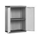 Armadio basso in resina JOLLY R16 TNT Bianco e Grigio 68x39x h85 cm