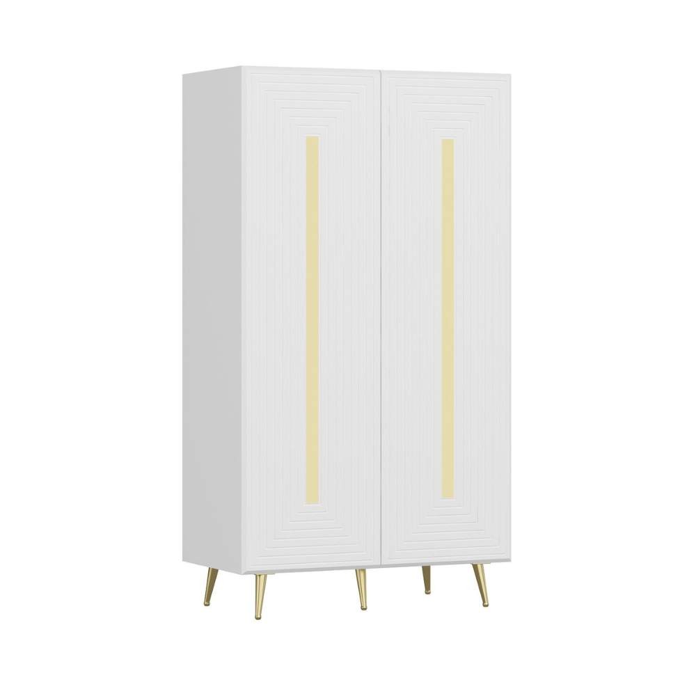 Armadio multiuso bianco 90x47x164