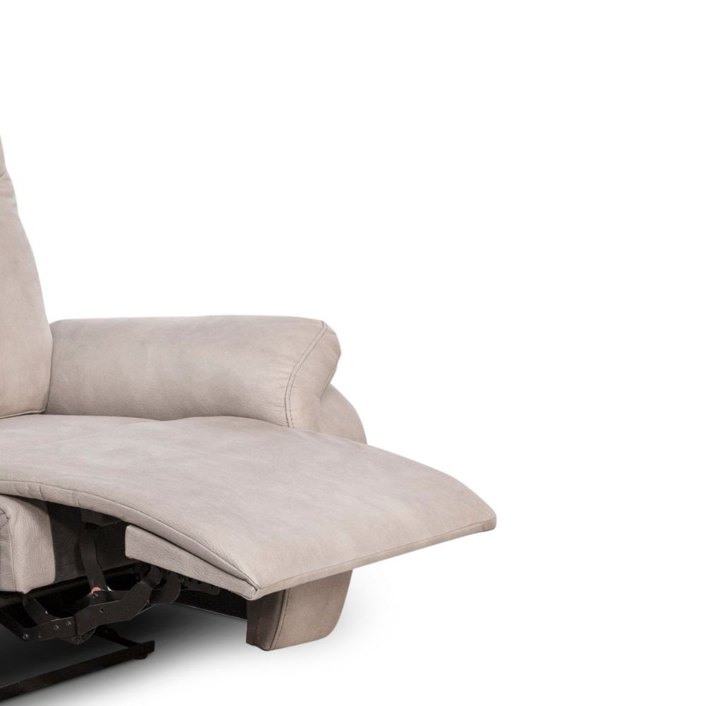 Poltrona recliner 110x93x105 cm grigia