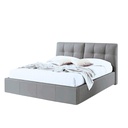 Letto matrimoniale grigio 160x190 cm