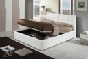 Letto matrimoniale grigio 160x190 cm