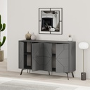 Madia antracite 123x35x77,4 cm