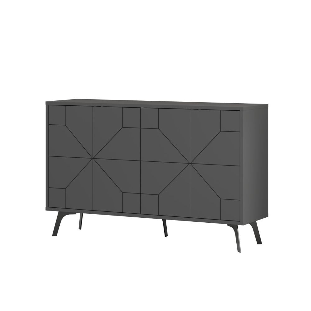 Madia antracite 123x35x77,4 cm