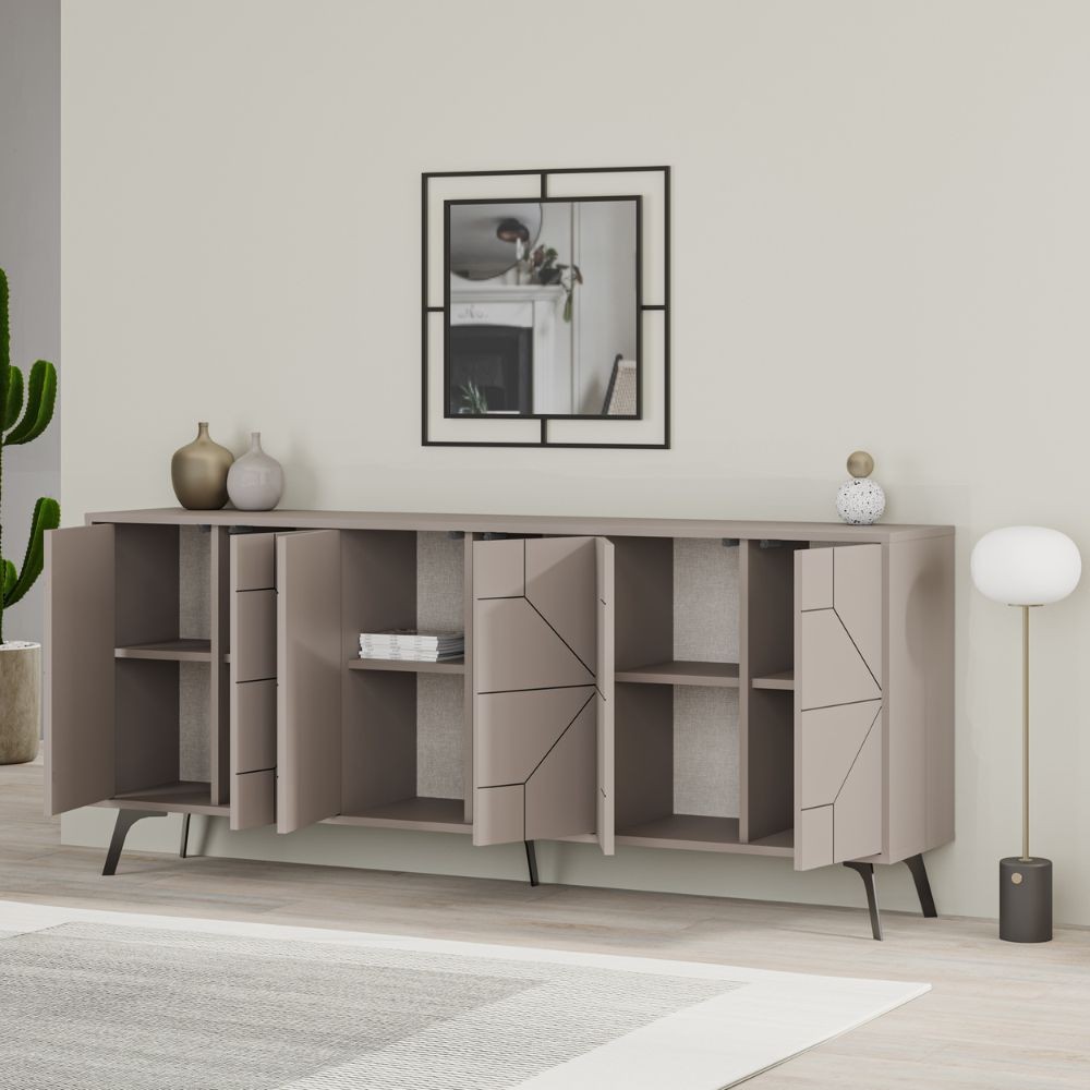 Madia 6 183 x 35 x 77,4 cm light mocha