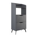 Mobile multiuso antracite 60x36x136 cm