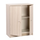 Armadio multiuso basso due ante Olmo Chiaro 62x34x h80 cm