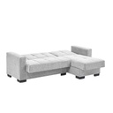Divano letto con penisola 240x107x99 cm