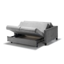 Divano letto grigio 164x111x90 cm