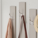 (2c) Mobile da ingresso tortora e noce con specchio Ramda 137x35xh.154 cm(RAMDATORTNOCE)