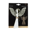 Pendente angelo in carta 15x12.5 cm bianco
