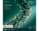 Cluster luminoso LED 3000 luci 28x5 mt
