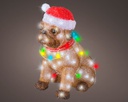 Cane con cappuccio 100 led 34x24x42 cm